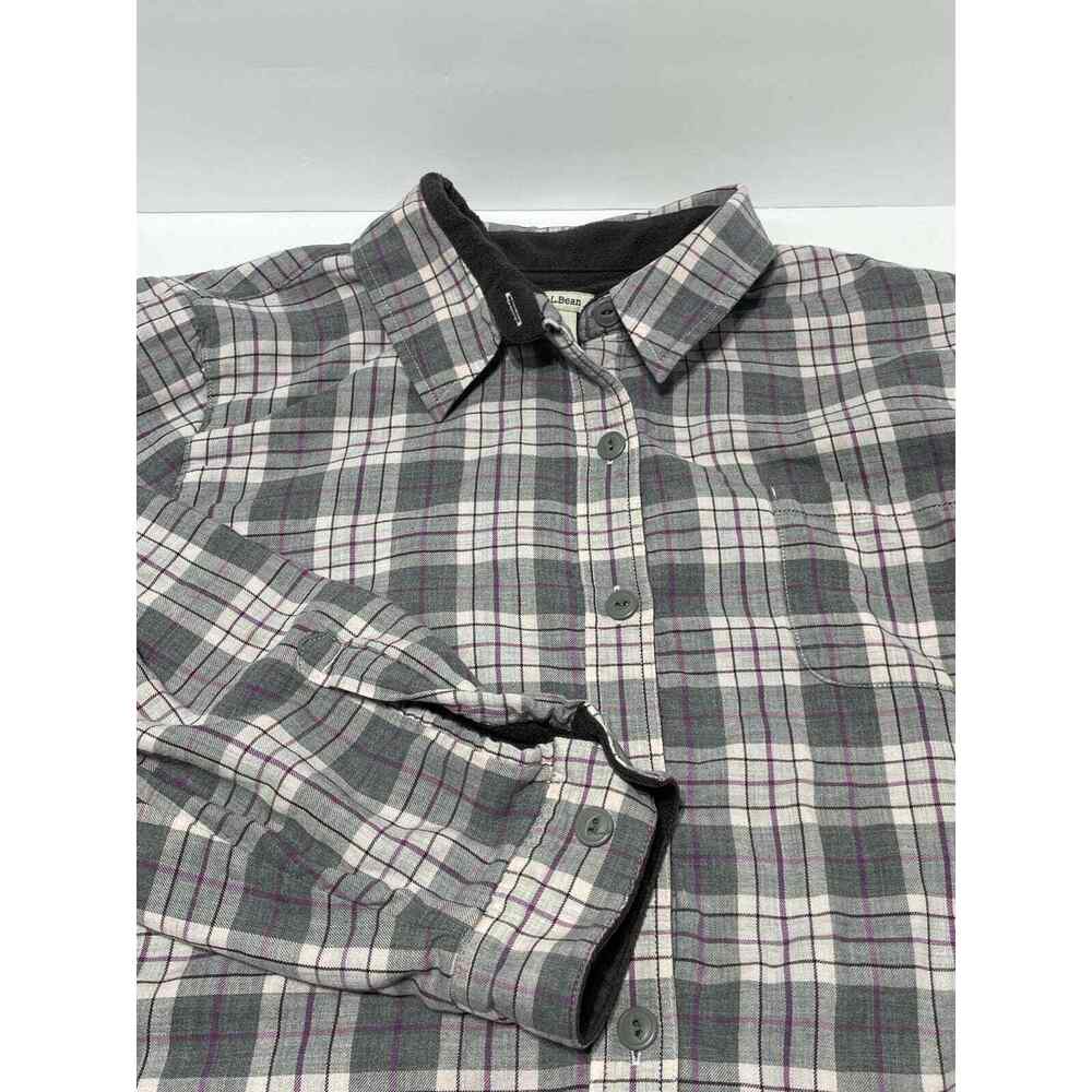 L.L. Bean Flannel Button Down Womens Size XL